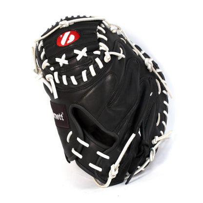 Barnett GL - 201 Competition catcher baseball glove, genuine leather, adult 32, Black - Angler's Pro Tackle & Outdoors