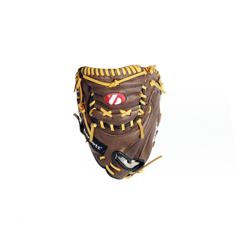 Barnett GL - 202 Competition catcher baseball glove, genuine leather, adult 32, Brown - Angler's Pro Tackle & Outdoors