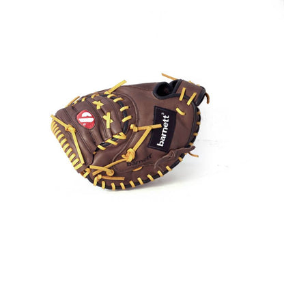 Barnett GL - 202 Competition catcher baseball glove, genuine leather, adult 32, Brown - Angler's Pro Tackle & Outdoors