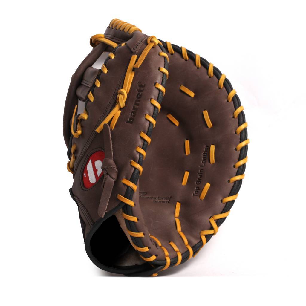 Barnett GL - 301 Competition first base baseball glove, genuine leather, size 31, Brown - Angler's Pro Tackle & Outdoors