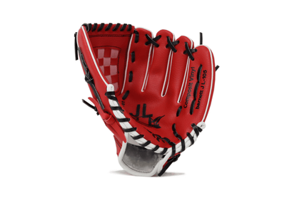 Barnett JL - 105 - Baseball glove, outfield, polyurethane, size 10.5 ", Red color (Right Hand Throw) - Angler's Pro Tackle & Outdoors