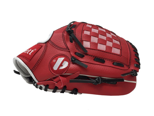 Barnett JL - 105 - Baseball glove, outfield, polyurethane, size 10.5 ", Red color (Right Hand Throw) - Angler's Pro Tackle & Outdoors