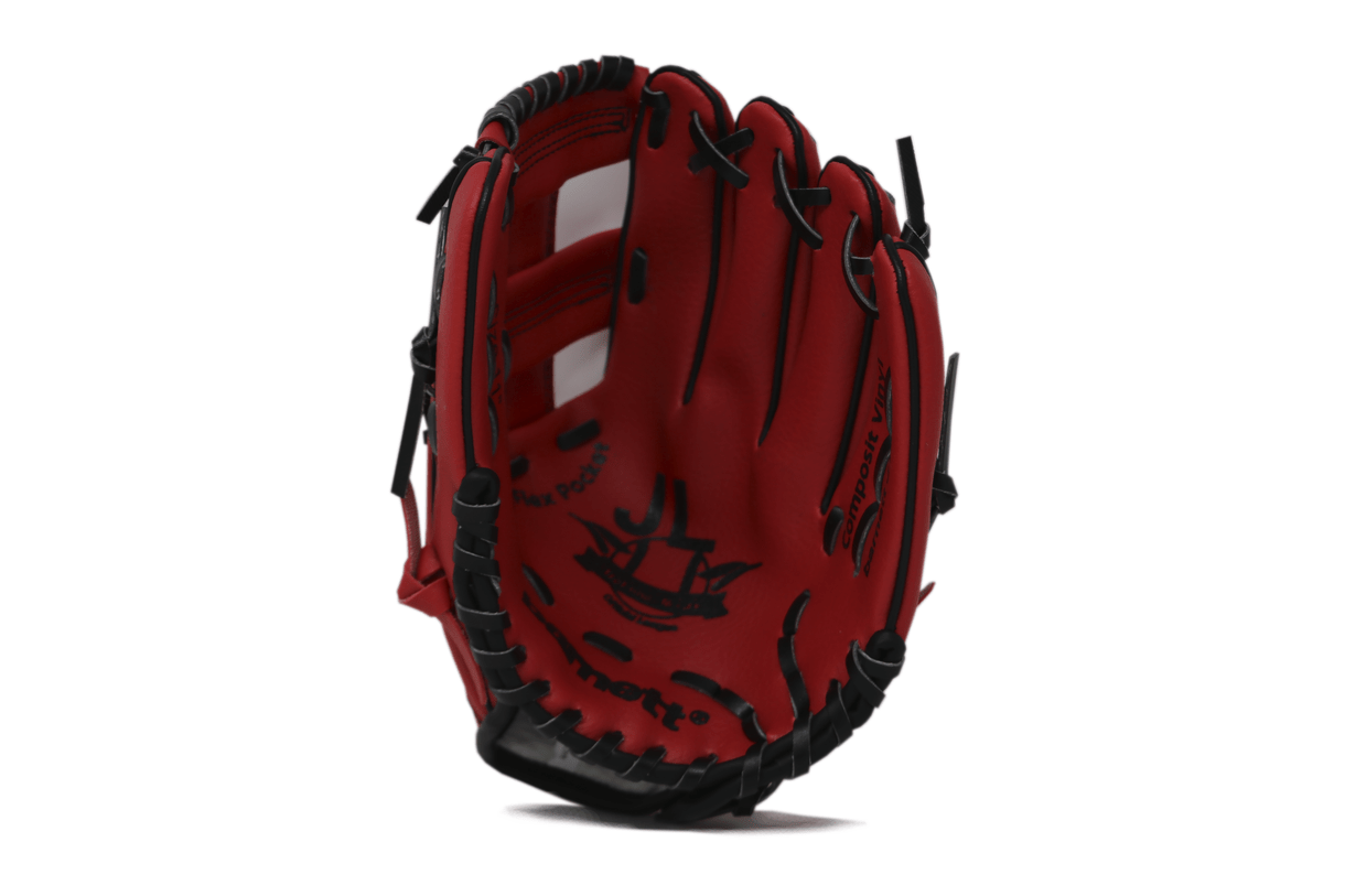 Barnett JL - 110 Baseball glove, outfield, polyurethane, size 11 ", red (Right Hand Throw) - Angler's Pro Tackle & Outdoors