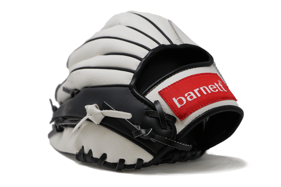 Barnett JL - 115 baseball glove, outfield, polyurethane, size 11,5", White color (Right Hand Throw) - Angler's Pro Tackle & Outdoors