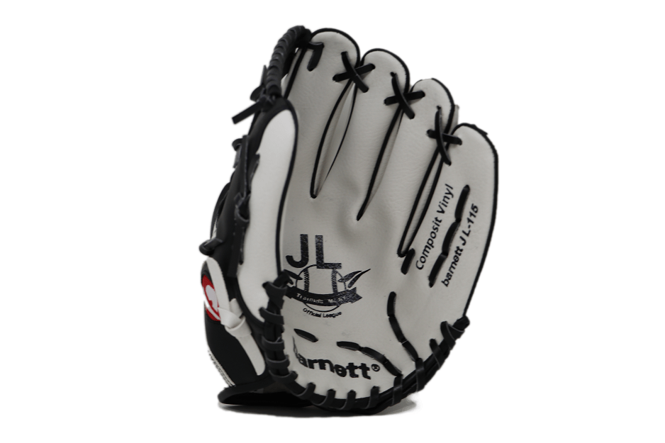 Barnett JL - 115 baseball glove, outfield, polyurethane, size 11,5", White color (Right Hand Throw) - Angler's Pro Tackle & Outdoors