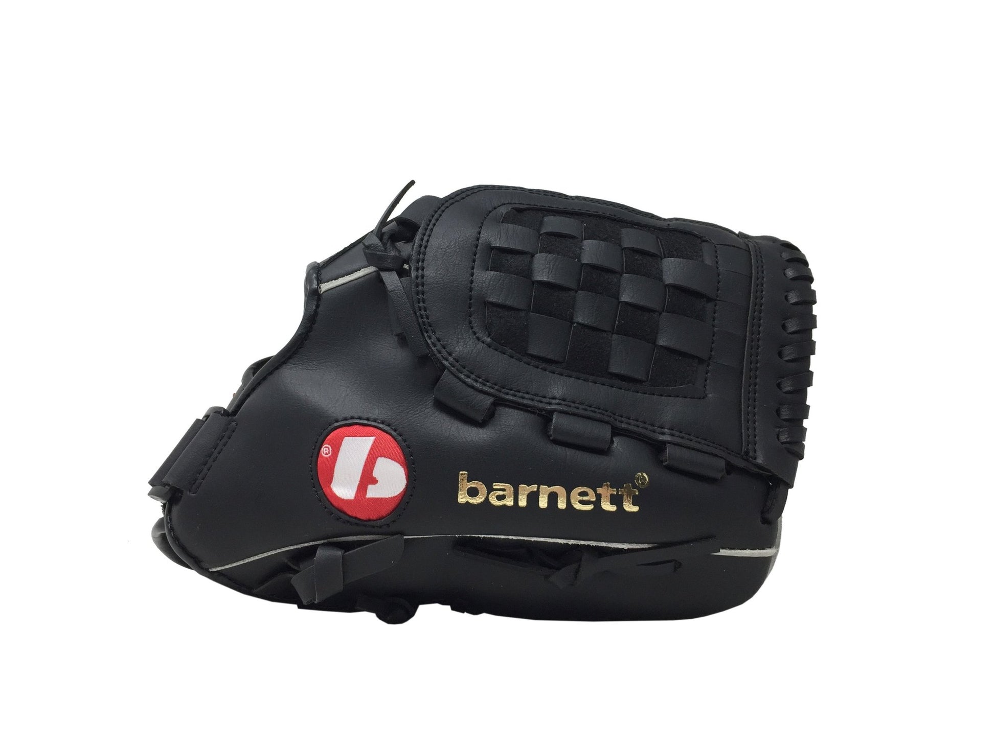 Barnett JL - 120 INITIATION BASEBALL GLOVE PU OUTFIELD 12, BLACK - Angler's Pro Tackle & Outdoors