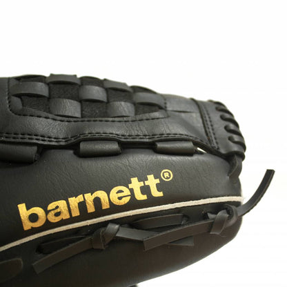 Barnett JL - 120 INITIATION BASEBALL GLOVE PU OUTFIELD 12, BLACK - Angler's Pro Tackle & Outdoors