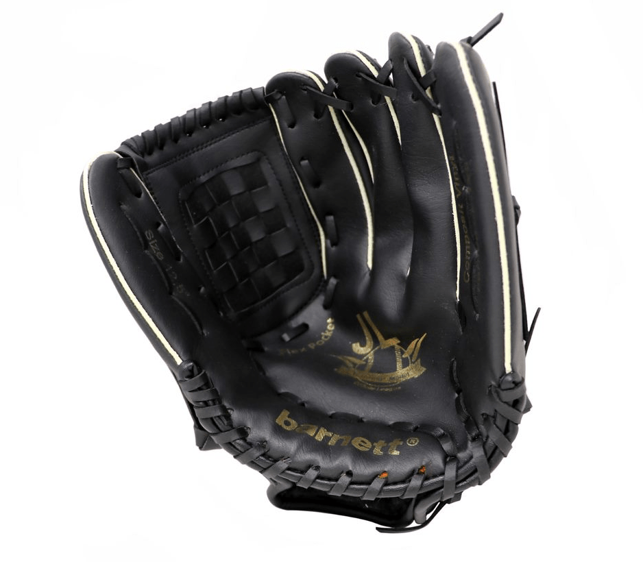 Barnett JL - 125 Vinyl baseball glove, Outfield, size 12,5, Black - Angler's Pro Tackle & Outdoors