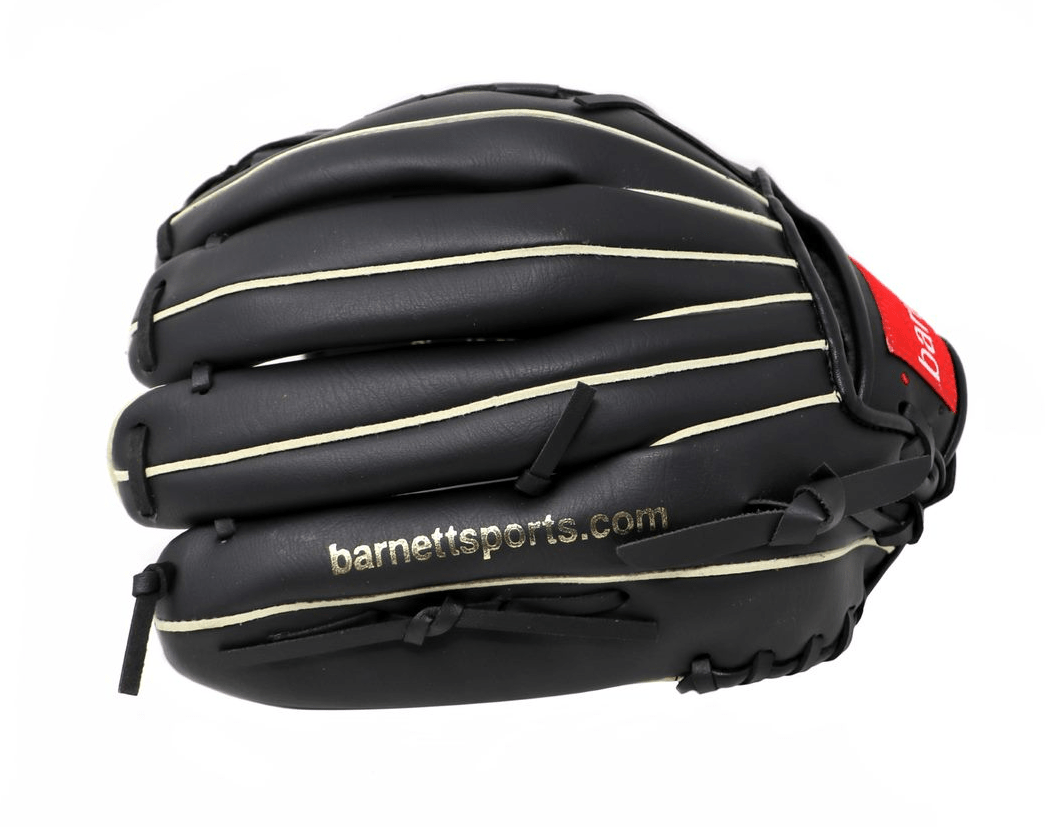Barnett JL - 125 Vinyl baseball glove, Outfield, size 12,5, Black - Angler's Pro Tackle & Outdoors