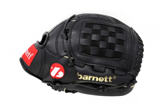 Barnett JL - 125 Vinyl baseball glove, Outfield, size 12,5, Black - Angler's Pro Tackle & Outdoors