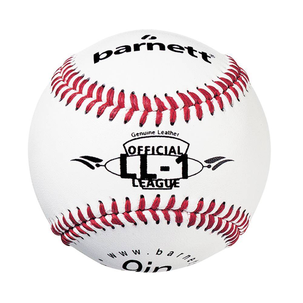 Barnett LL - 1 Match and practice baseballs, Size 9", White, 2 pieces - Angler's Pro Tackle & Outdoors