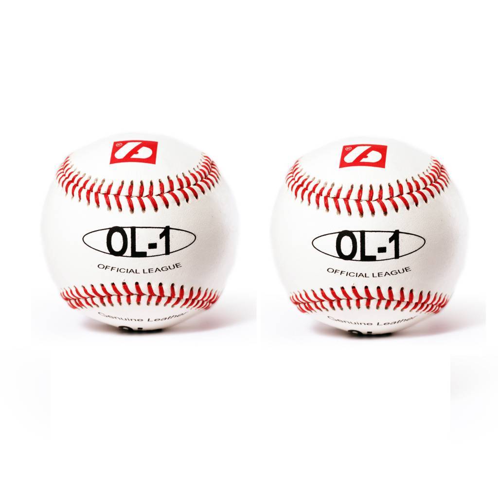 Barnett OL - 1 Competition baseballs, Size 9" White, 2 pieces - Angler's Pro Tackle & Outdoors