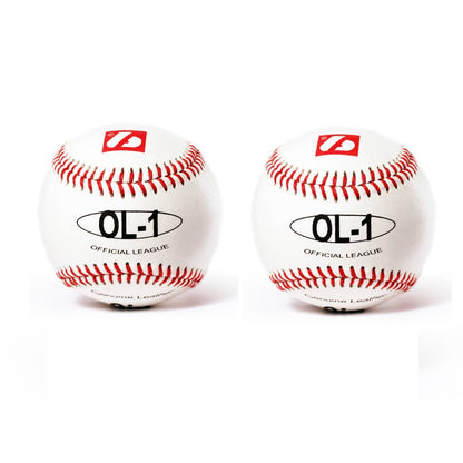 Barnett OL - 1 Competition baseballs, Size 9" White, 2 pieces - Angler's Pro Tackle & Outdoors