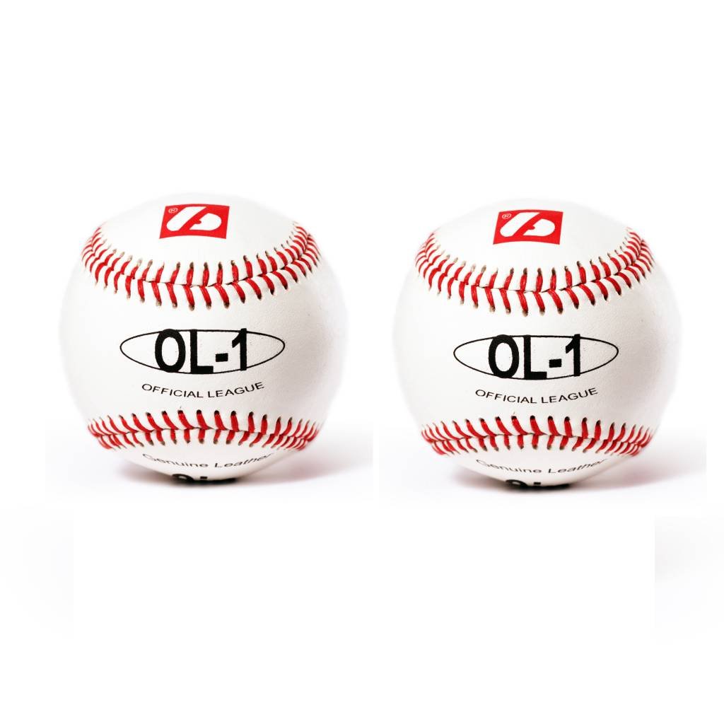 Barnett OL - 1 Competition baseballs, Size 9" White, 2 pieces - Angler's Pro Tackle & Outdoors