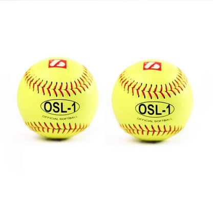Barnett OSL - 1 High competition softball, size 12", yellow, 2 pieces - Angler's Pro Tackle & Outdoors