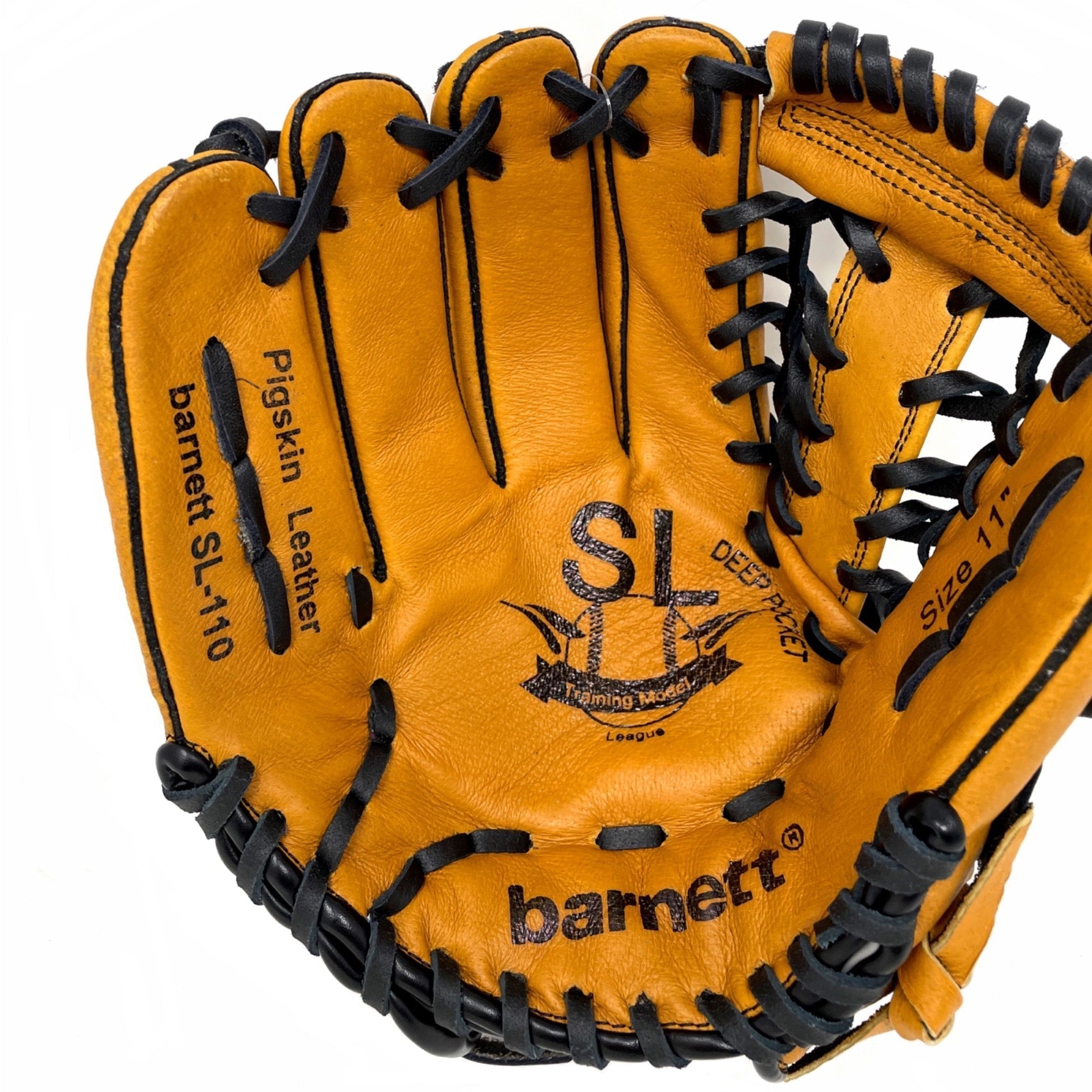 Barnett SL - 110 Baseball gloves in leather infield/outfield size 11, Brown - Angler's Pro Tackle & Outdoors