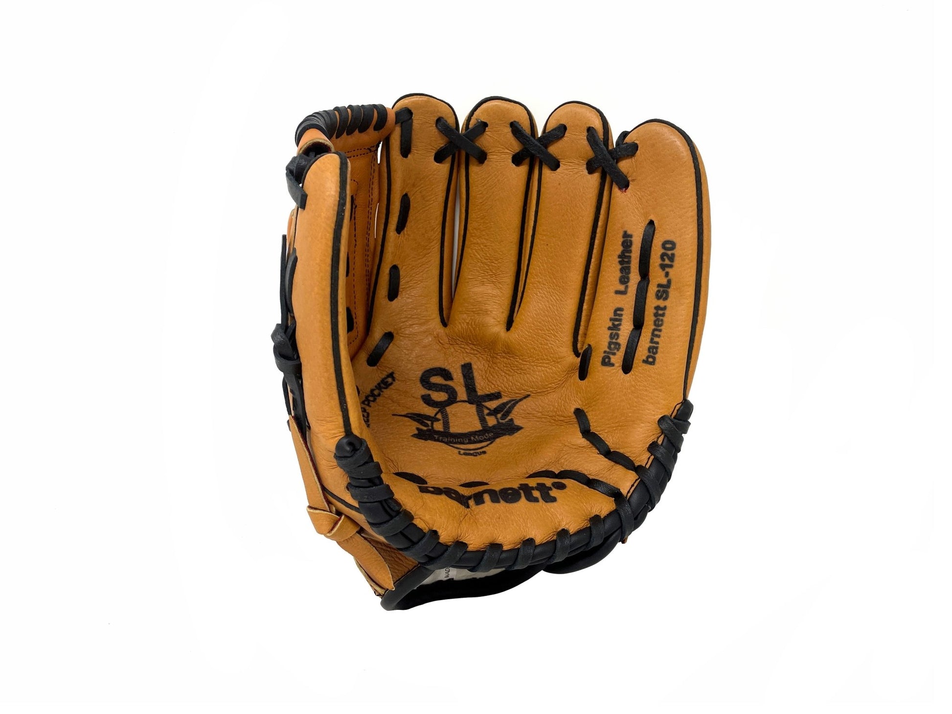 Barnett SL - 120 Baseball gloves in leather infield/outfield, size 12, brown - Angler's Pro Tackle & Outdoors