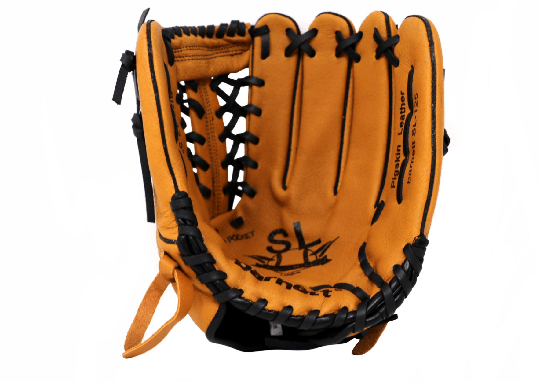 Barnett SL - 125 Baseball gloves in leather outfield, size 12.5, Brown - Angler's Pro Tackle & Outdoors