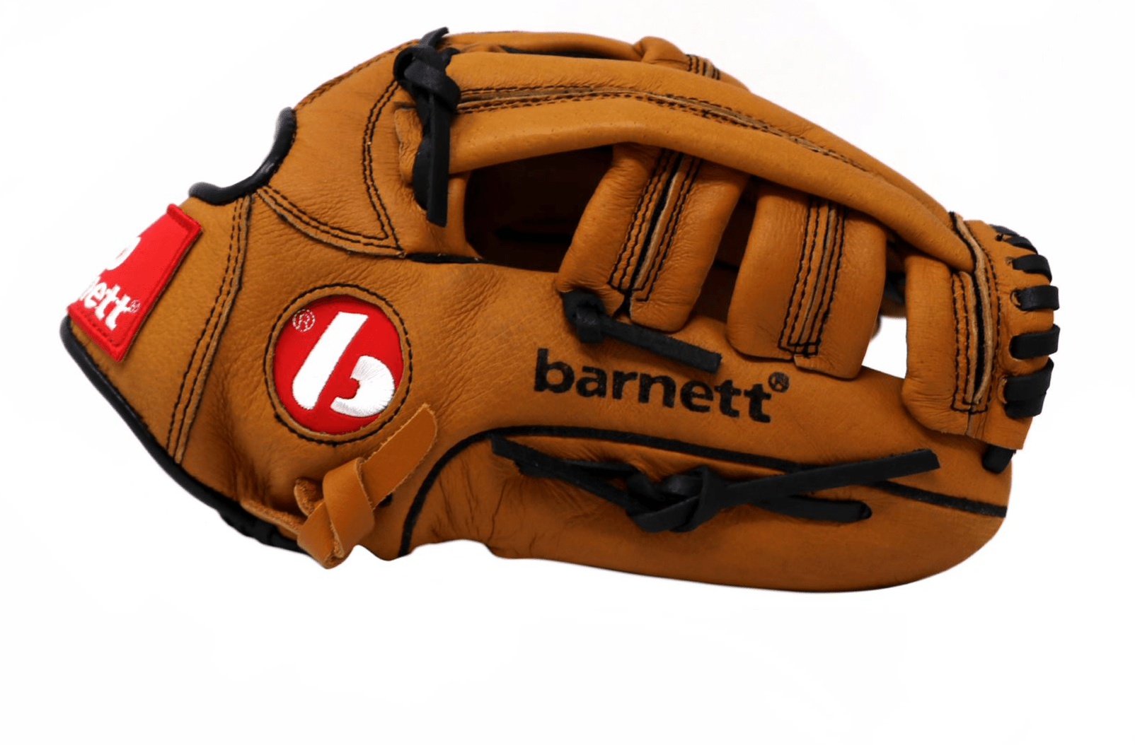 Barnett SL - 130 Leather baseball glove, outfield, size 13, Brown - Angler's Pro Tackle & Outdoors