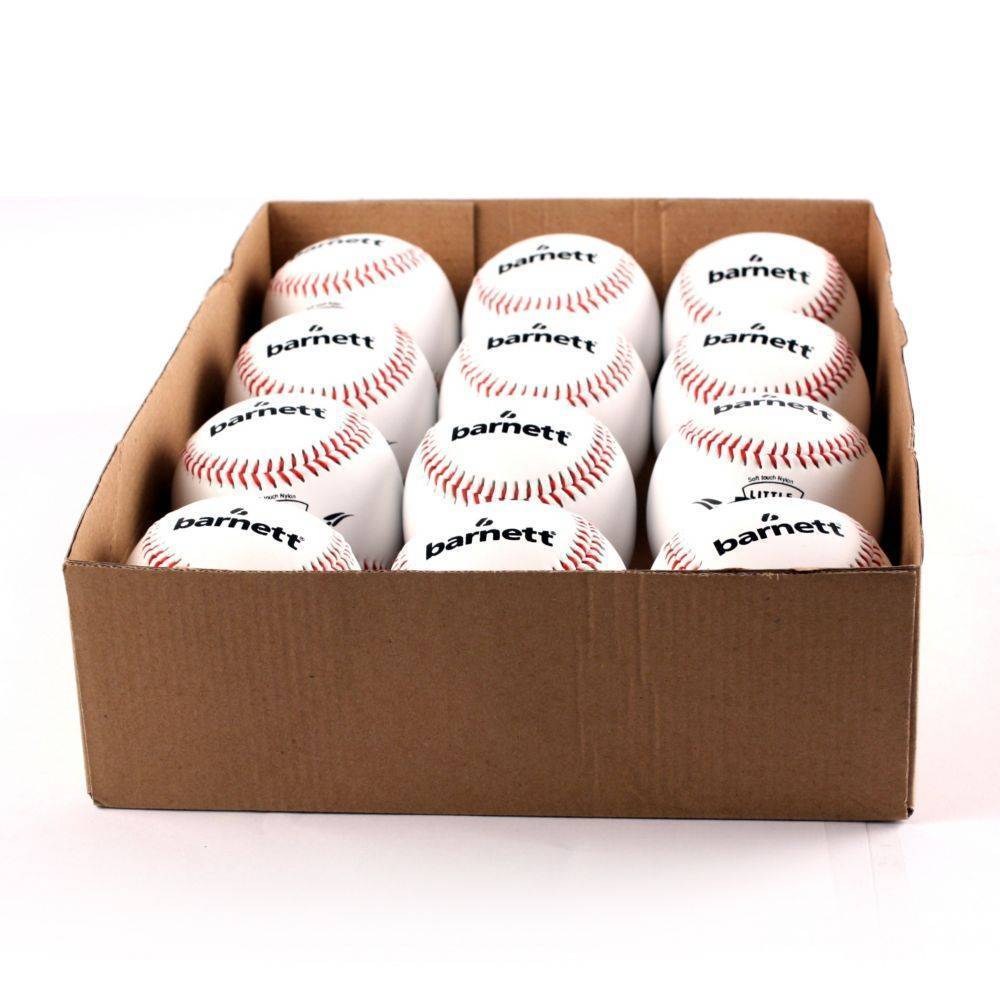 Barnett TS - 1 Practice baseballs size 9", White, 1 dozen - Angler's Pro Tackle & Outdoors