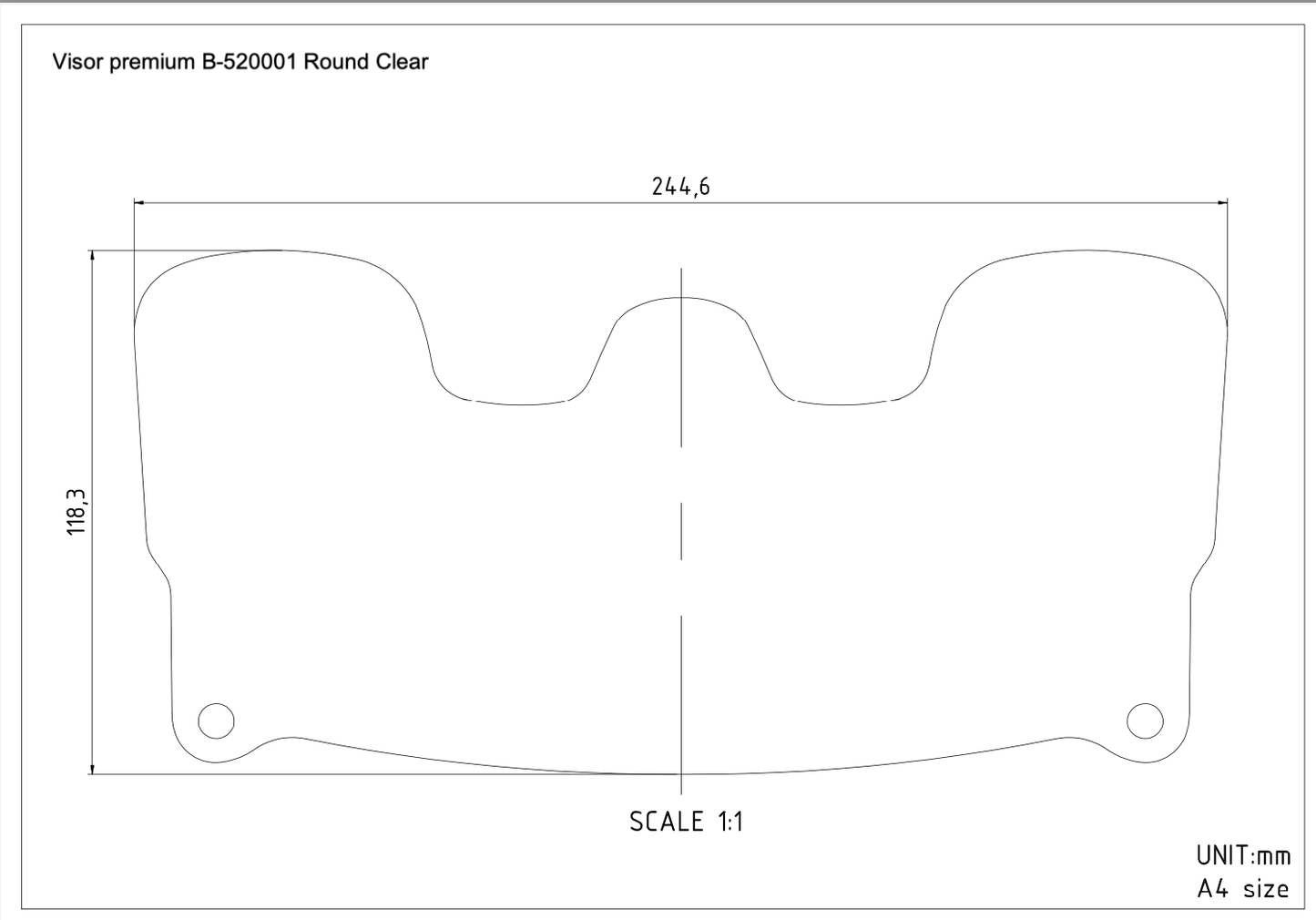 Barnett Visor premium B - 520001 Round Clear - Angler's Pro Tackle & Outdoors