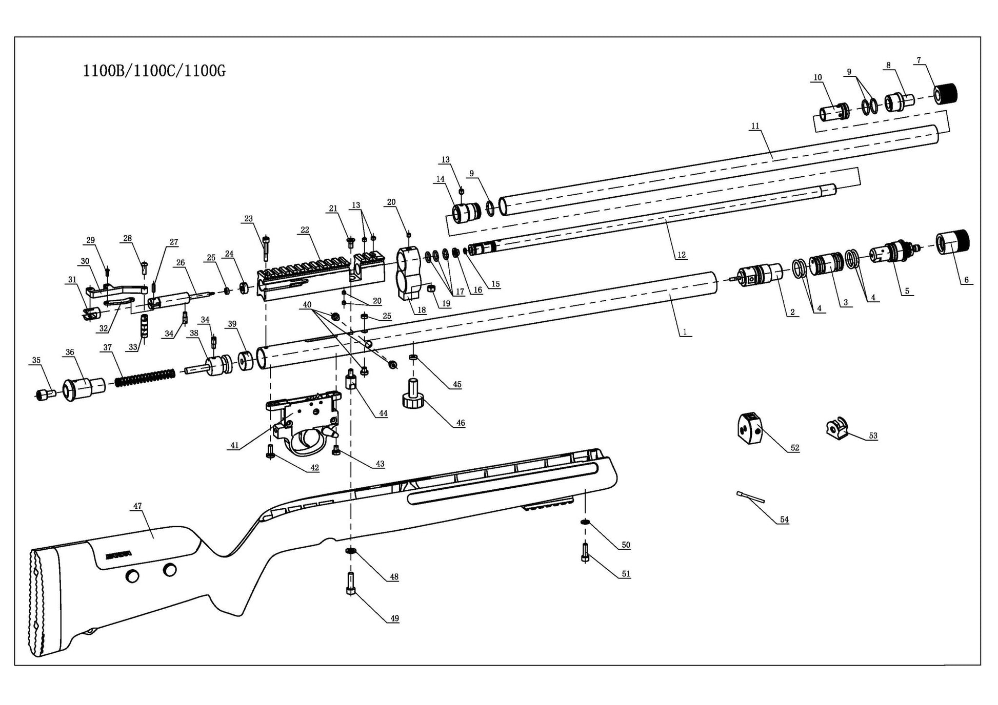 Barra Airguns 1100z Sear assembly - Angler's Pro Tackle & Outdoors