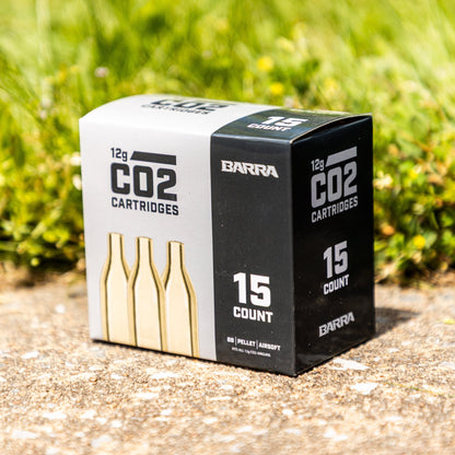 Barra Airguns 12 Gram CO2 Cartridges - 15 Count - Angler's Pro Tackle & Outdoors