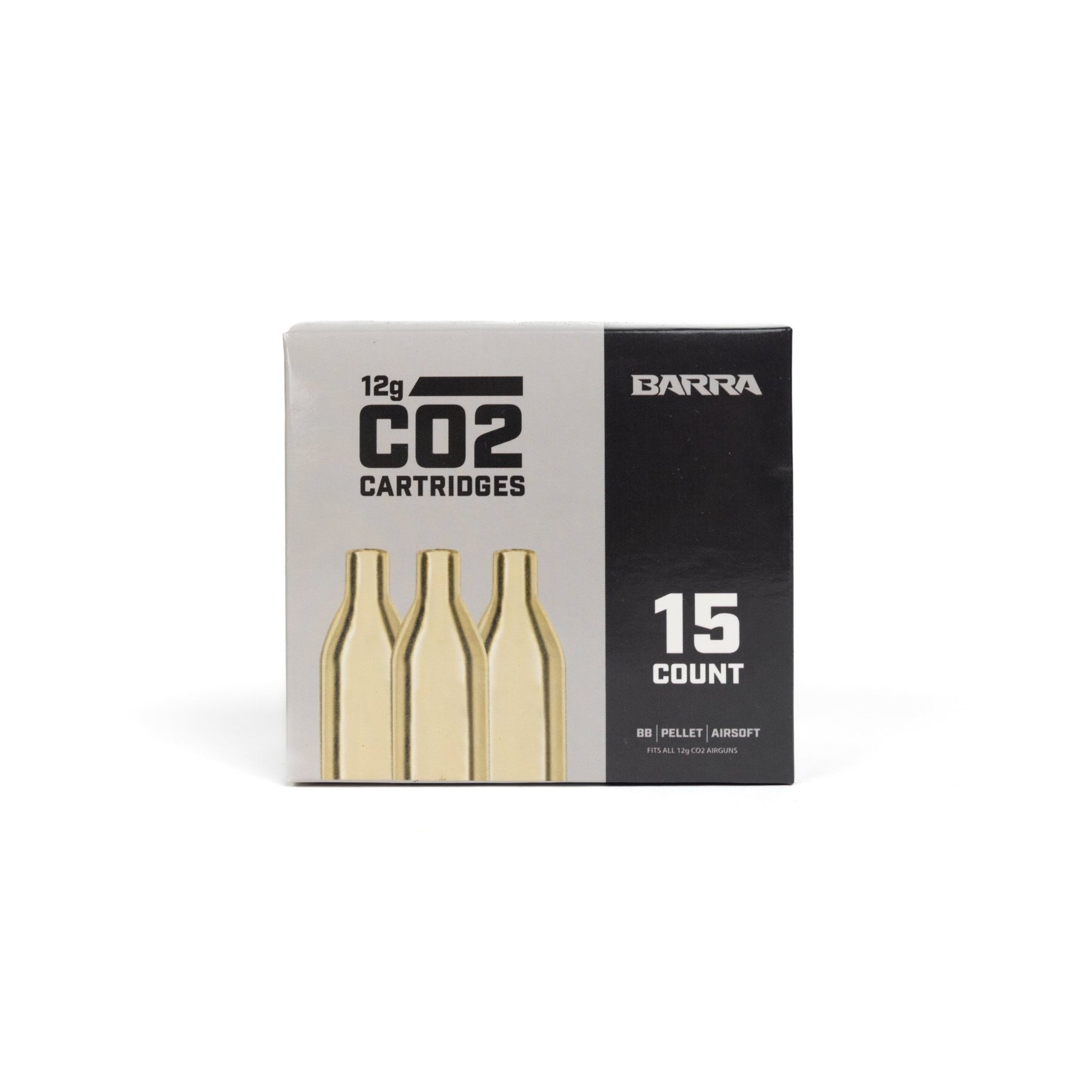 Barra Airguns 12 Gram CO2 Cartridges - 15 Count - Angler's Pro Tackle & Outdoors