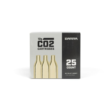 Barra Airguns 12 Gram CO2 Cartridges - 25 Count - Angler's Pro Tackle & Outdoors