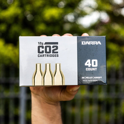 Barra Airguns 12 Gram CO2 Cartridges - 40 Count - Angler's Pro Tackle & Outdoors