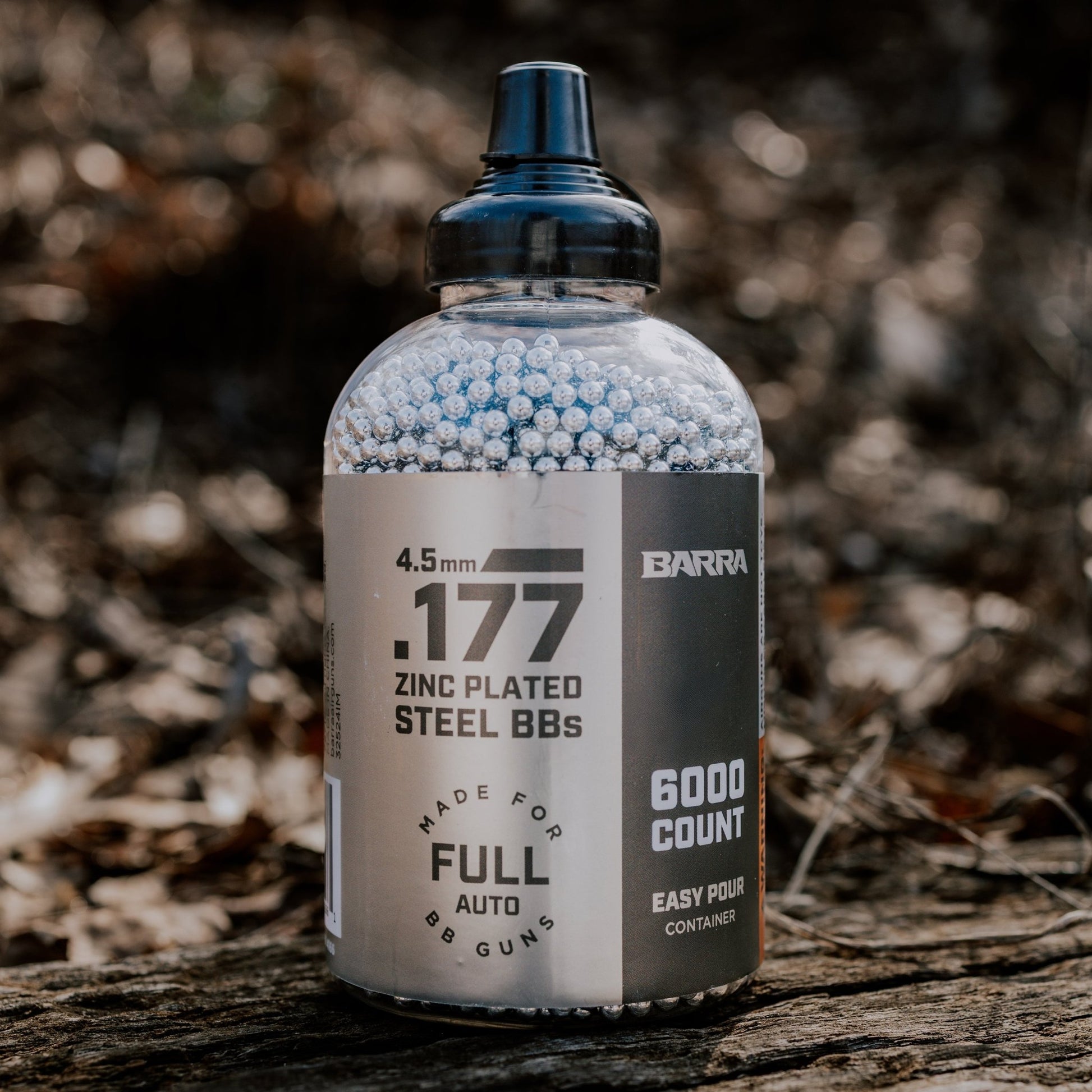 Barra Airguns .177 cal/4.5mm Zinc Plated Steel BBs - 6,000 Count - Angler's Pro Tackle & Outdoors