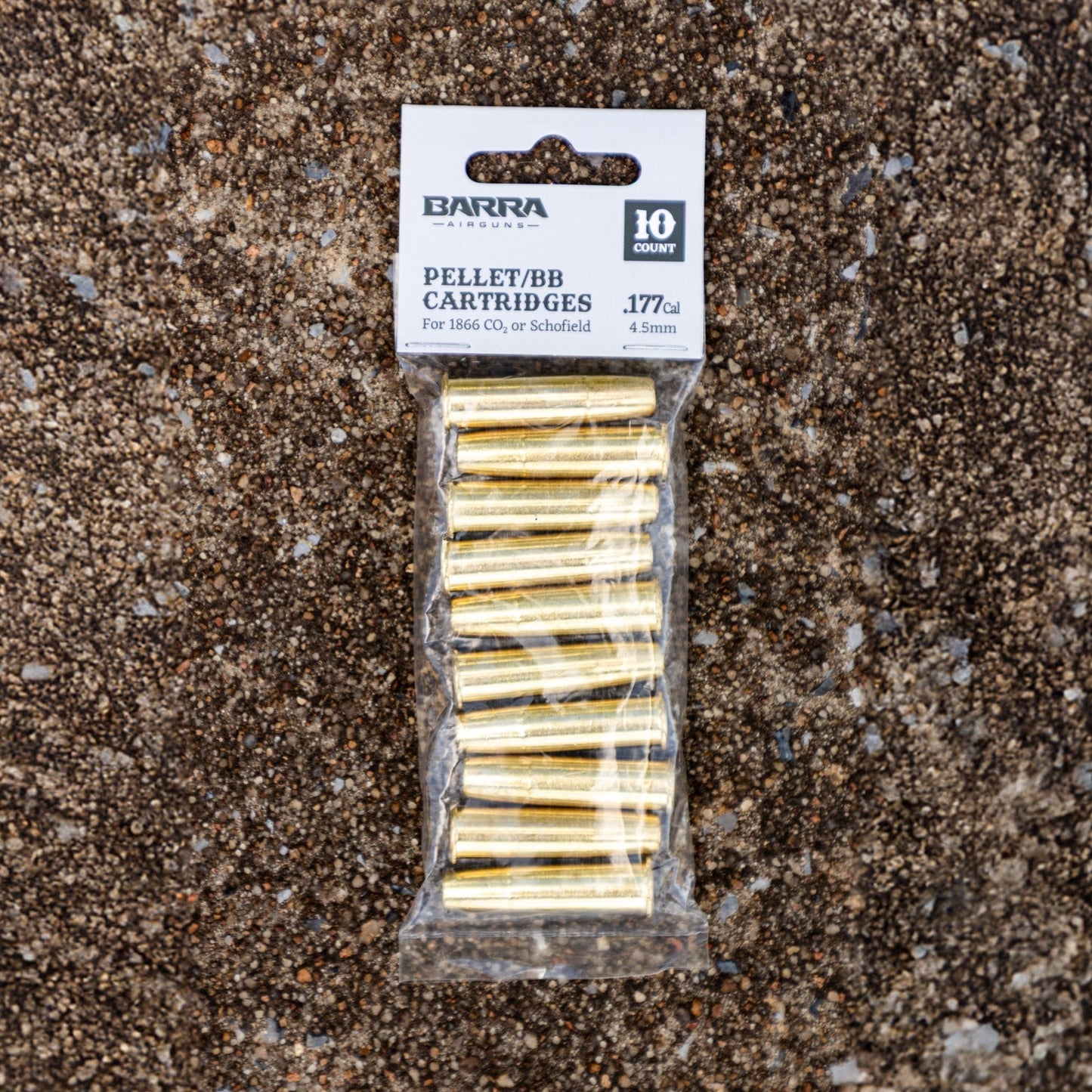 Barra Airguns 1866 CO2 Rifle & Schofield Revolver .177 Caliber Pellet Cartridges - 10 Count - Angler's Pro Tackle & Outdoors