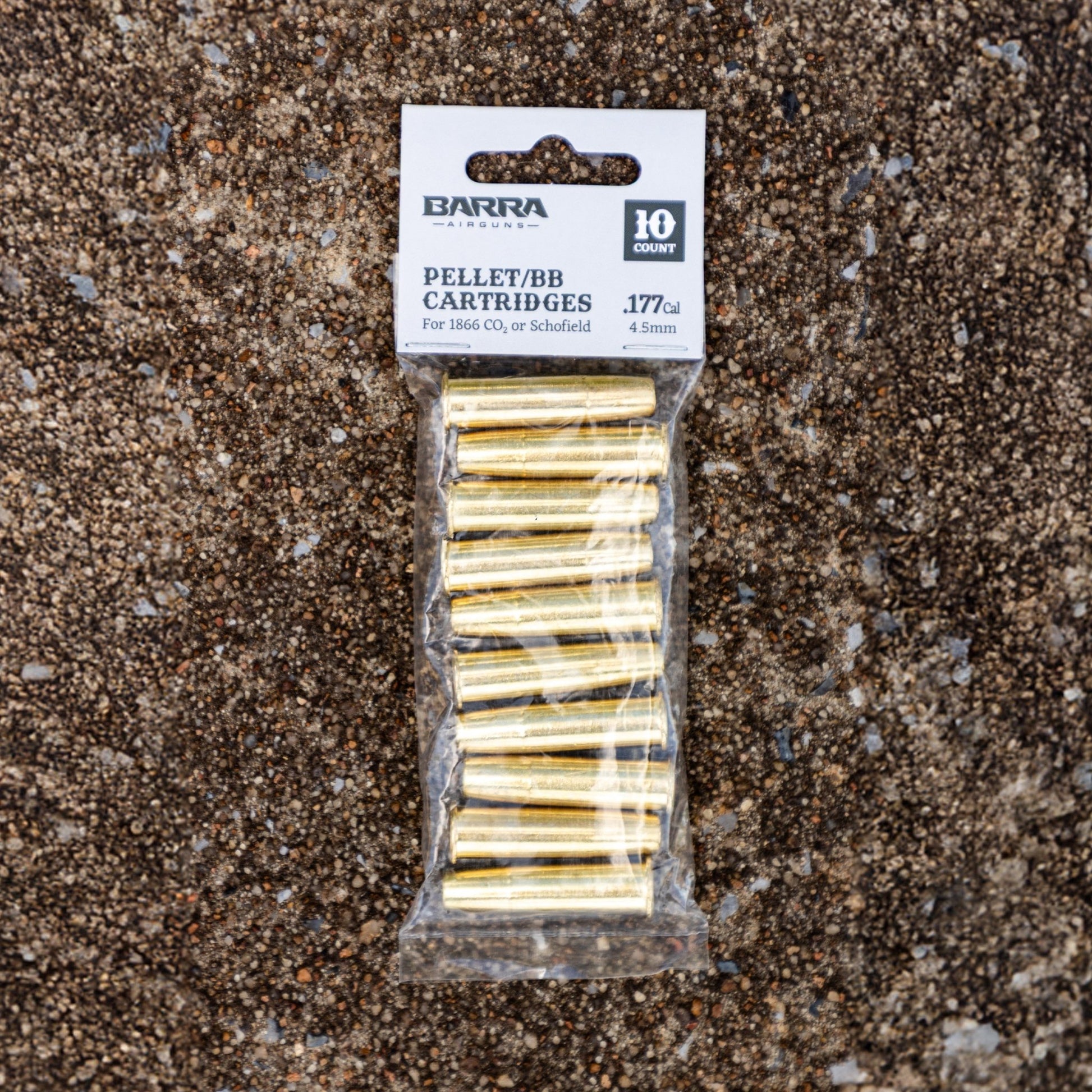 Barra Airguns 1866 CO2 Rifle & Schofield Revolver .177 Caliber Pellet Cartridges - 10 Count - Angler's Pro Tackle & Outdoors