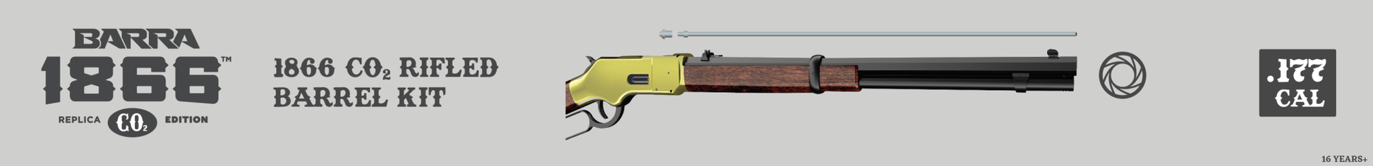 Barra Airguns 1866 CO2 Rifled .177 Caliber Barrel Kit - Angler's Pro Tackle & Outdoors