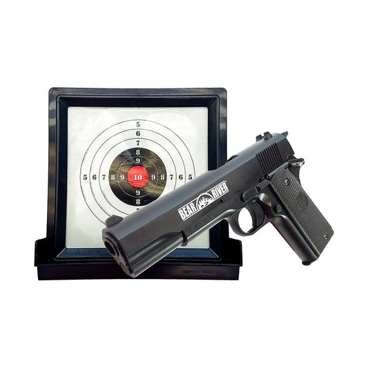 Barra Airguns 1911 BB Pistol Kit - Includes Gel Target and Ammo - Angler's Pro Tackle & Outdoors