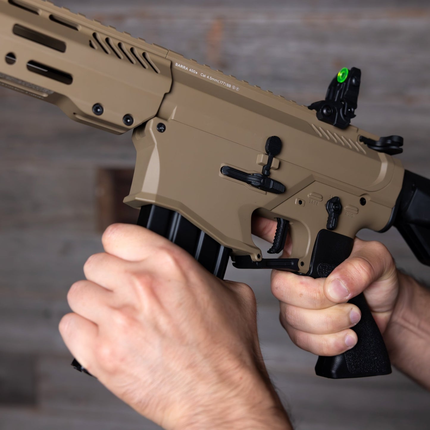 Barra Airguns 400e Gen 2 Metal - Tan - Angler's Pro Tackle & Outdoors