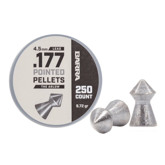 Barra Airguns Arlow Pointed Tip .177 Caliber Pellets - 250 Count - Angler's Pro Tackle & Outdoors