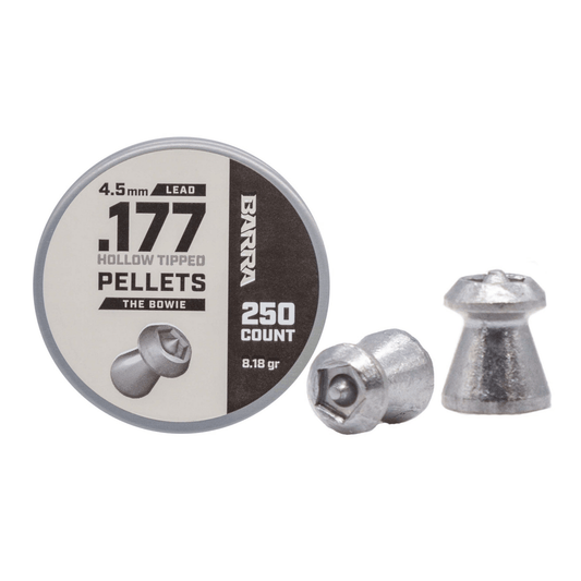 Barra Airguns Bowie Hollow Tipped .177 Caliber Pellets - 250 Count - Angler's Pro Tackle & Outdoors