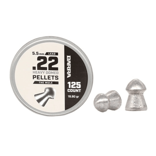 Barra Airguns Mule Heavy Domed .22 Caliber Pellets - 125 Count - Angler's Pro Tackle & Outdoors