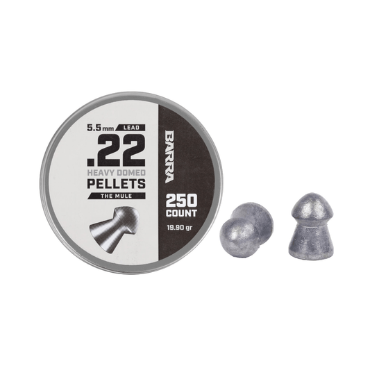 Barra Airguns Mule Heavy Domed .22 Caliber Pellets - 250 Count - Angler's Pro Tackle & Outdoors