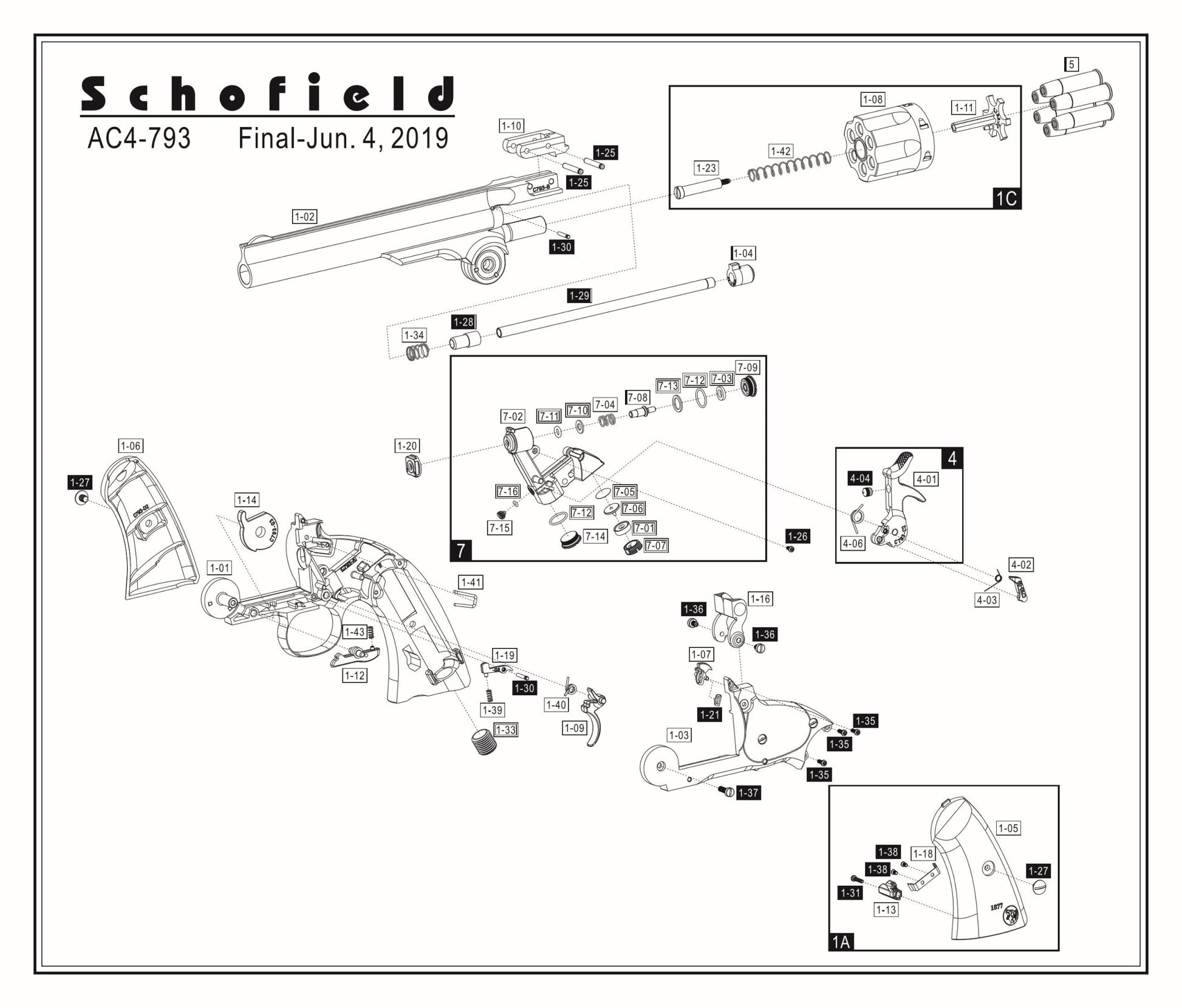Barra Airguns Schofield Seal Assembly - Angler's Pro Tackle & Outdoors
