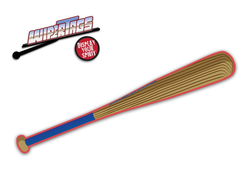 Baseball Bat Blue and Red WiperTag - Angler's Pro Tackle & Outdoors