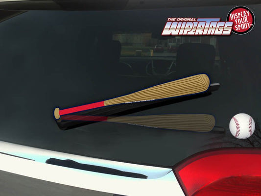 Baseball - Red & Navy Bat WiperTags with Ball Decal - Angler's Pro Tackle & Outdoors