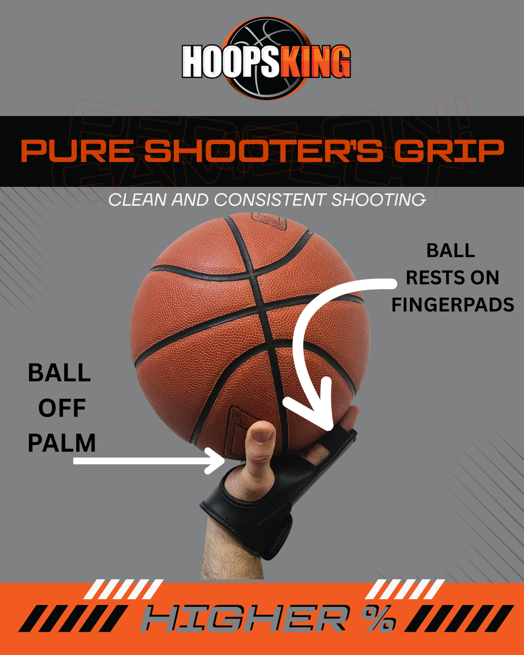 HoopsKing Perfect Jump Shot Glove | Basketball Shooting Glove