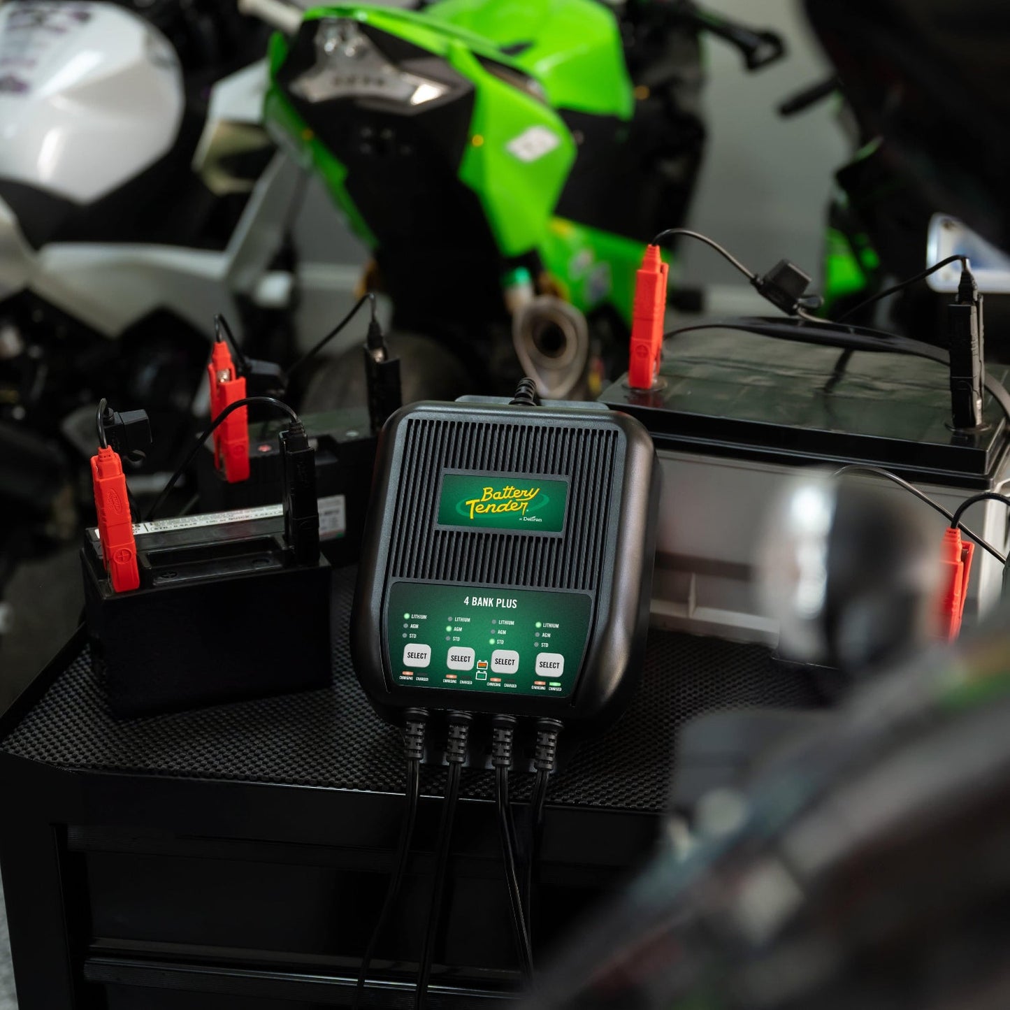 Battery Tender® 4-Bank, 1.25 AMP 12V Battery Charger