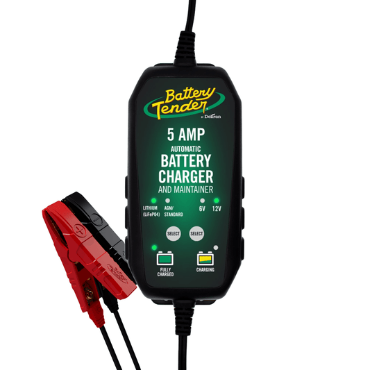 Battery Tender® 5 AMP Power Tender® 12V/6V Battery Charger