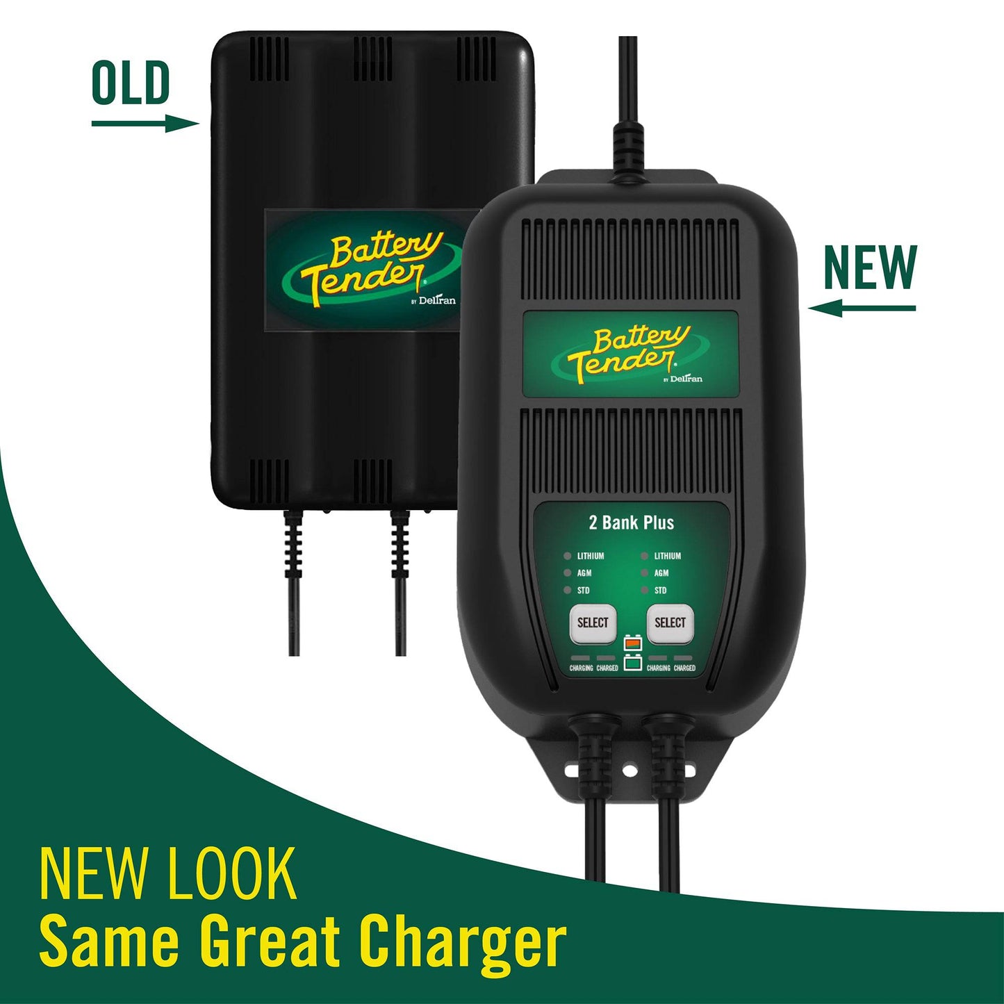 Battery Tender® 2-Bank, 1.25 AMP 12V Battery Charger