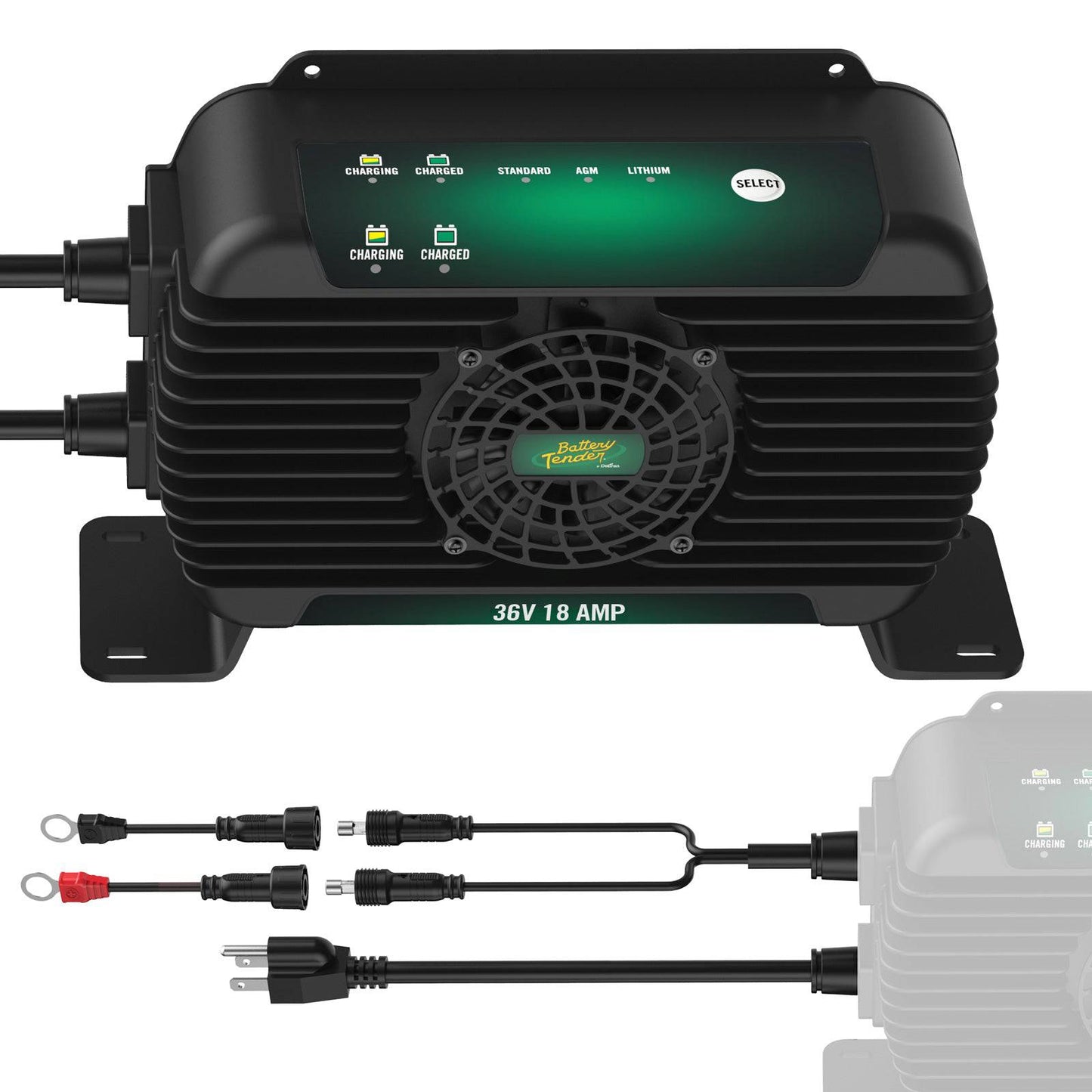 Battery Tender®PowerPlus 36V 18 AMP Single Output On-Board Battery Charger and Maintainer