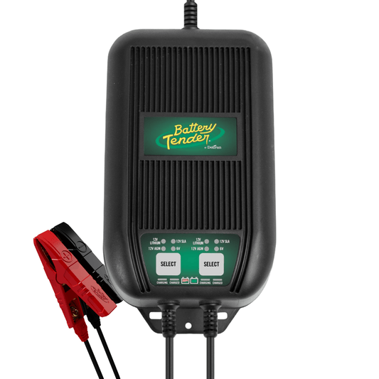 Battery Tender® 2-Bank Selectable 12V or 6V, 6 AMP Battery Charger