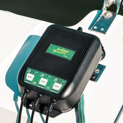 Battery Tender® 3-Bank Selectable 12V or 6V, 9 AMP Battery Charger